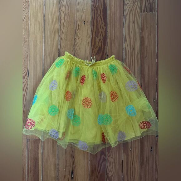 Peek Yellow Floral Tutu Dress - Picture 1 of 4